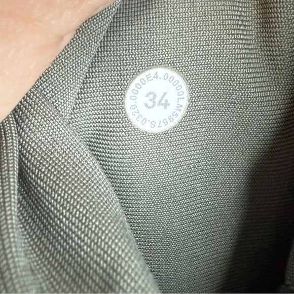 Lululemon ABC Classic-Fit 5 Pocket Pant 32L Warpstreme Army Green Size 34 - Picture 9 of 12